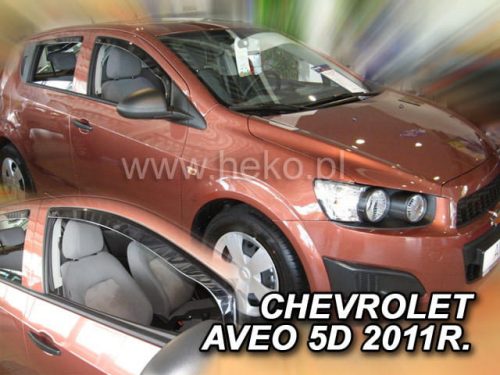 Heko 2 Pe bucăți deflector Chevrolet Aveo 5 ușă hatchback 2011- (10534)