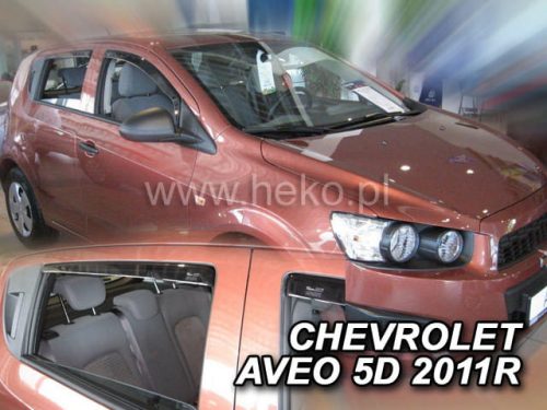 Heko 4 Pe bucăți deflector Chevrolet Aveo 5 ușă hatchback 2011- (10535)