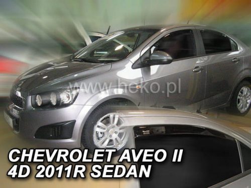 Heko 4 Pe bucăți deflector Chevrolet Aveo 4 ușă sedan 2011- (10536)