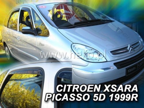 Heko 4 Pe bucăți deflector Citroen Xsara Picasso 5 ușă hatchback 2000-2007 (12219)