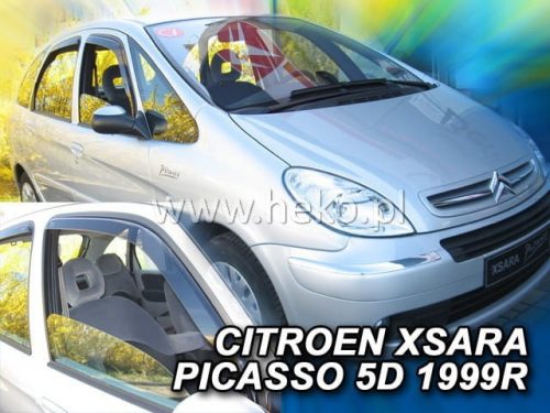 Heko 2 Pe bucăți deflector Citroen Xsara Picasso 5 ușă hatchback 2000-2007 (12222)