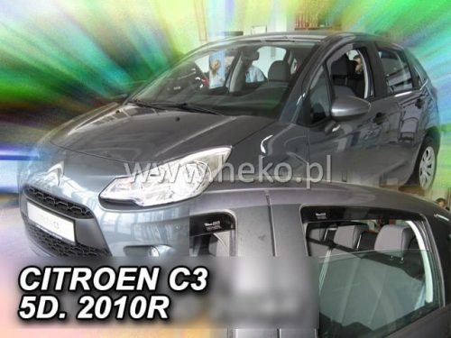 Heko 4 Pe bucăți deflector Citroen C3 5 ușă 2009-2017 (12249)