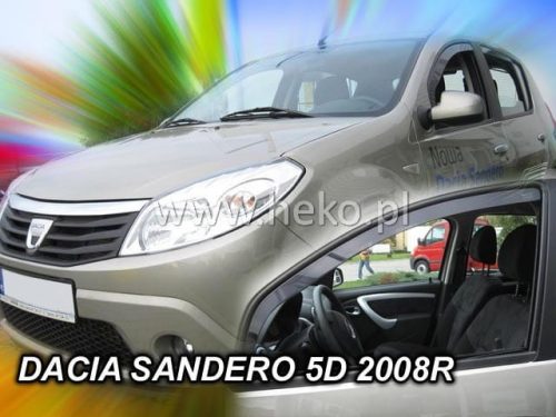 Heko 2 Pe bucăți deflector Dacia Sandero Stepway SUV 5 ușă combi 2009-2013 , Dacia Sandero SUV 5 ușă