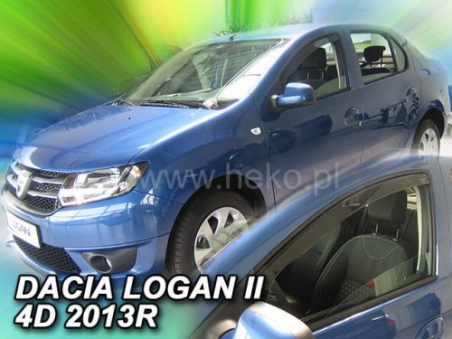 Heko 2 Pe bucăți deflector Dacia Logan 4 ușă sedan/Sandero/Stepway 2013-2020(13111)