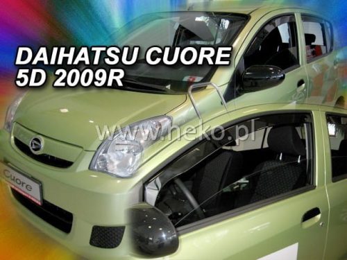 Heko 2 Pe bucăți deflector Daihatsu Cuore 5 ușă hatchback 2007- (13218)