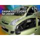 Heko 2 Pe bucăți deflector Daihatsu Cuore 5 ușă hatchback 2007- (13218)