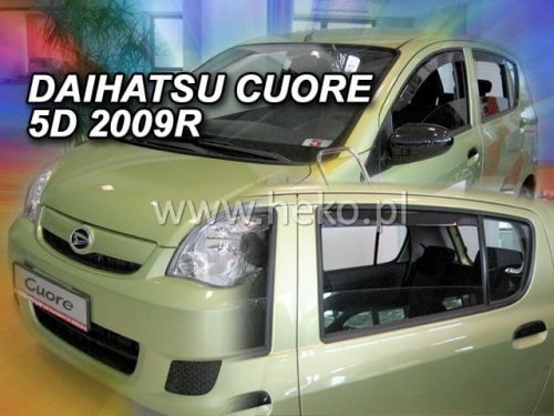 Heko 4 Pe bucăți deflector Daihatsu Cuore 5 ușă hatchback 2007- (13219)