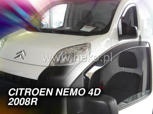 Heko 2 Pe bucăți deflector Citroen Nemo 5 személyes, Van, Fiat Fiorino 3,4,5 ușă, Fiat Qubo 4,5 ușăó