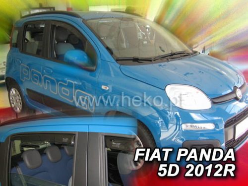 Heko 4 Pe bucăți deflector Fiat Panda 5 ușă hatchback 2012- (15168)