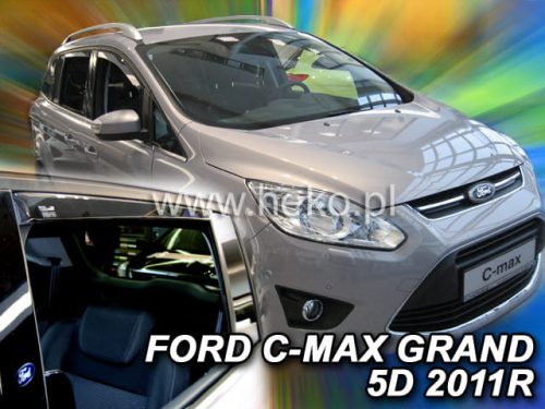 Heko 4 Pe bucăți deflector Ford C-Max Grand 5 ușă 2010- (15293)