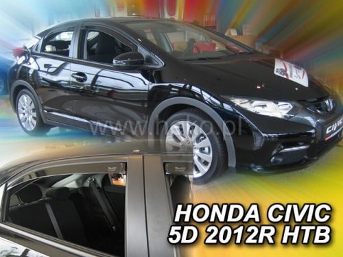 Heko 4 Pe bucăți deflector Honda Civic 5 ușă hatchback 2012- (17163)