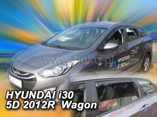 Heko 4 Pe bucăți deflector Hyundai i30 CW 5 ușă combi 2012-