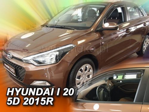 Heko 2 Pe bucăți deflector Hyundai i20/Active/Classic/Comfort/prémium 5 ușă 2015- (17282)