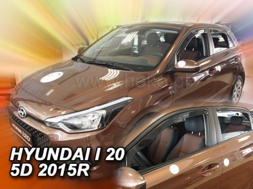 Heko 4 Pe bucăți deflector Hyundai i20/Active/Classic/Comfort/prémium 5 ușă 2015- (17283)