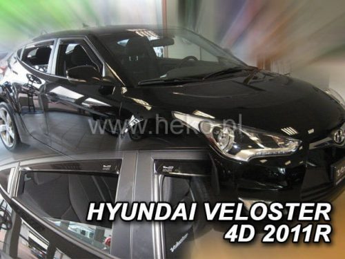 Heko 4 Pe bucăți deflector Hyundai Veloster 4 ușă+ha 2011- (2+1ușăó) versiunea engleză (17297)