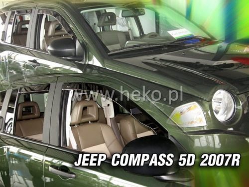 Heko 4 Pe bucăți deflector Jeep Compass/Patriot 5 ușă 2007-2017 (19117)