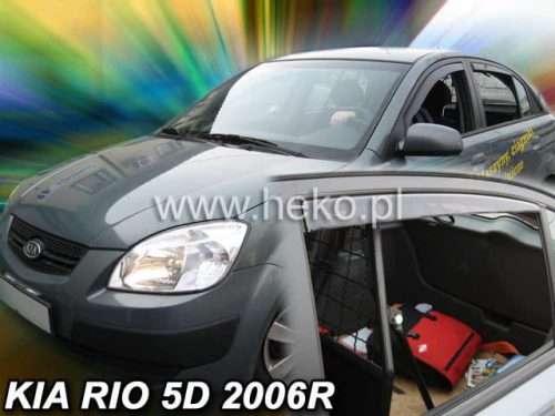 Heko 4 Pe bucăți deflector KIA Rio 5 ușă hatchback 2005-2011 (20149)