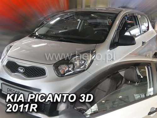 Heko 2 Pe bucăți deflector KIA Picanto 3 ușă hatchback 2011- (20154)