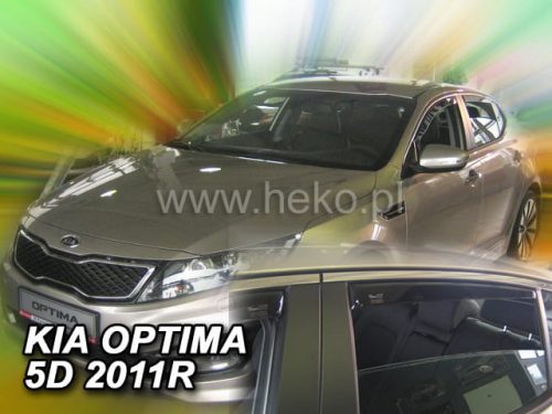 Heko 4 Pe bucăți deflector KIA Optima 4 ușă sedan 2012- (20156)