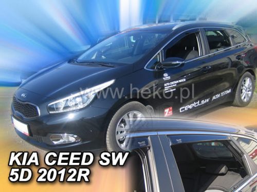 Heko 4 Pe bucăți deflector KIA Cee d 5 ușă combi 2012- (20160)