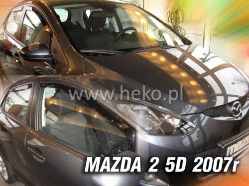 Heko 2 Pe bucăți deflector Mazda 2 5 ușă hatchback 2007-2009 (23142)