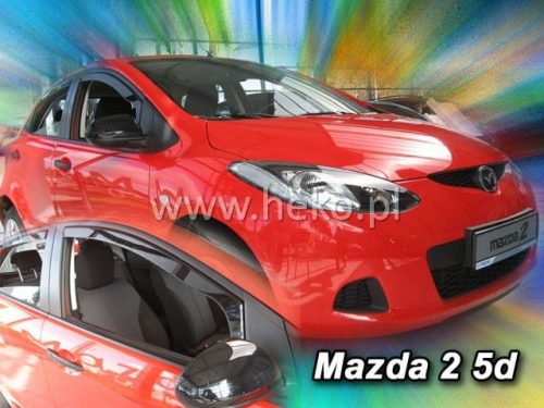 Heko 2 Pe bucăți deflector Mazda 2 5 ușă hatchback 2009- (23151)