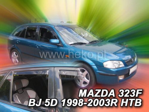 Heko 4 Pe bucăți deflector Mazda 323 F 5 ușă hatchback 1998-2003