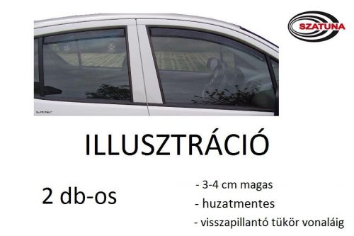 Sporty 2 Pe bucăți deflector Dacia Logan 4 ușă 2004-2012 , Dacia Logan MCV 5 ușă 2004-2012 (F0015)