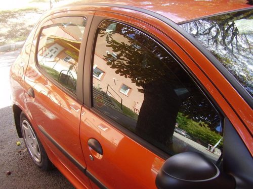 Sporty Peugeot 206 Sporty deflector set pentru lunetă față + spate, 4Pe bucăți 5 1998-2010